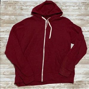 Unisex zip up hoodie